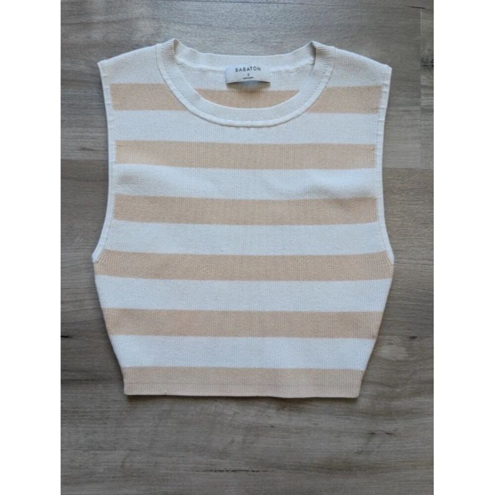 Babaton Aritzia Striped Sweater Vest, Small (D1)